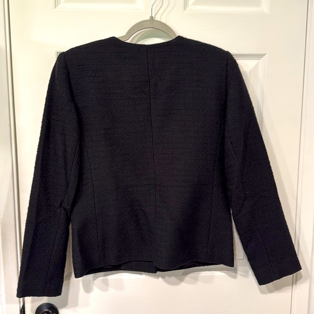 Ann Taylor Tweed Fitted V-Neck Jacket - Picture 6 of 11